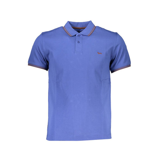 Harmont & Blaine Sleek Summer Polo with Contrast Details Mens T-Shirt