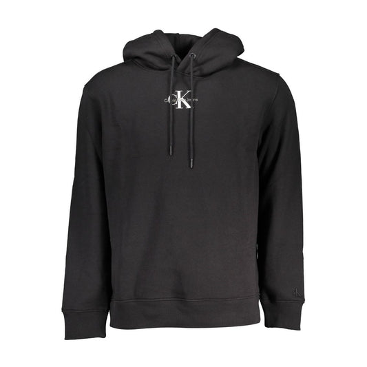 Calvin Klein Black Cotton Men's Sweater Hoodie Mens Sweater