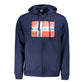 Norway 1963 Blue Cotton Men's Hooded Sweater