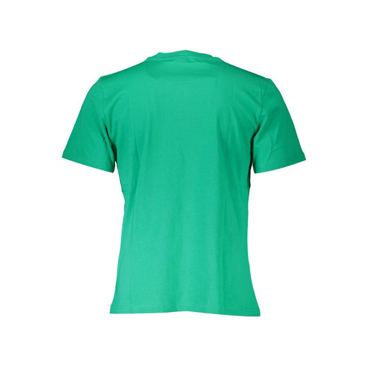 North Sails Green Cotton Men T-Shirt Mens T-Shirt