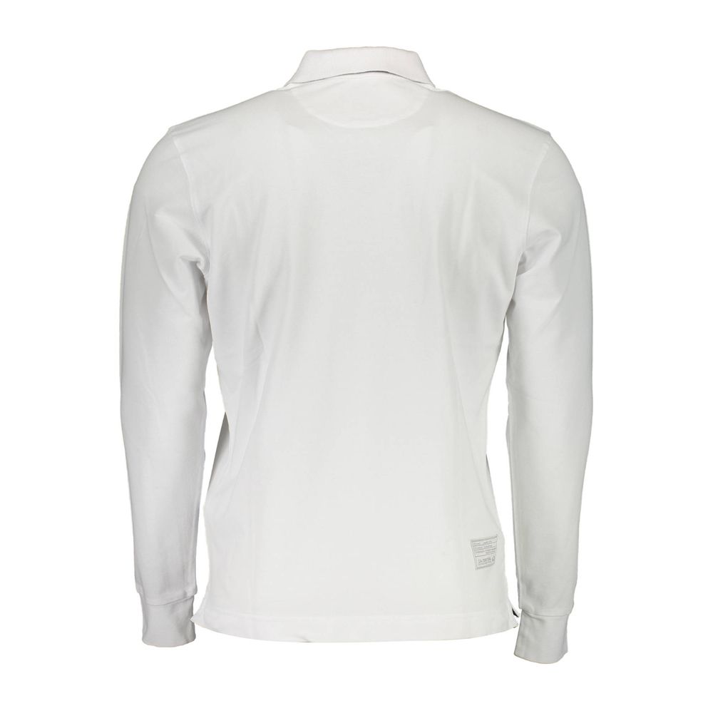 La Martina Elegant Long-Sleeved Polo with Contrast Detailing Mens T-Shirt
