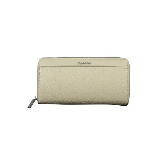 Calvin Klein Beige Polyethylene Women Wallet Womens Wallet