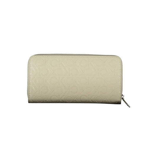 Calvin Klein Beige Polyethylene Women Wallet Womens Wallet