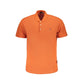 Napapijri Orange Cotton Polo Shirt Mens T-Shirt