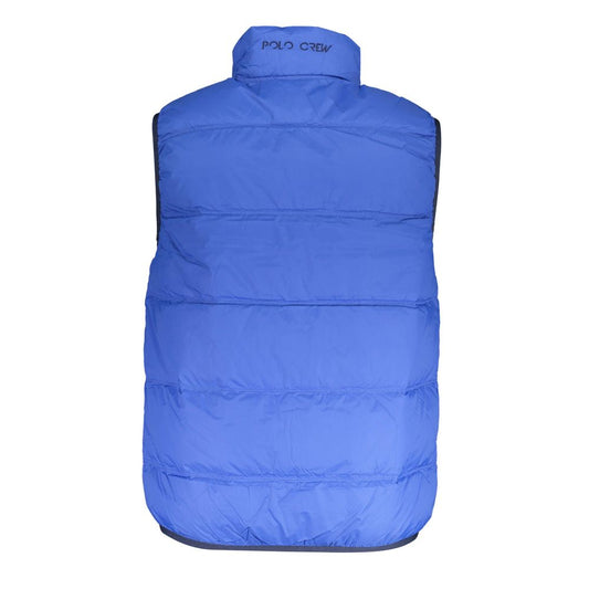 La Martina Blue Polyamide Men Jacket Mens Jacket