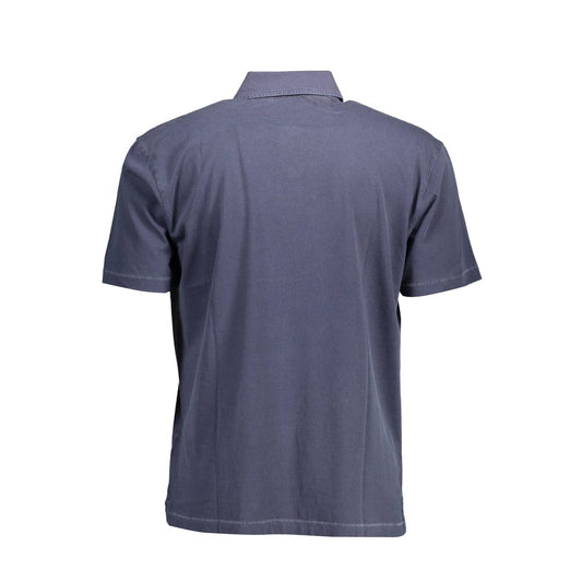 Gant Blue Cotton Men Polo Shirt Mens T-Shirt