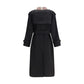 Burberry Castleford long Trench Coat with Check collar
