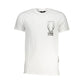Cavalli Class White Cotton T-Shirt Mens T-Shirt