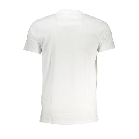 Cavalli Class White Cotton T-Shirt Mens T-Shirt
