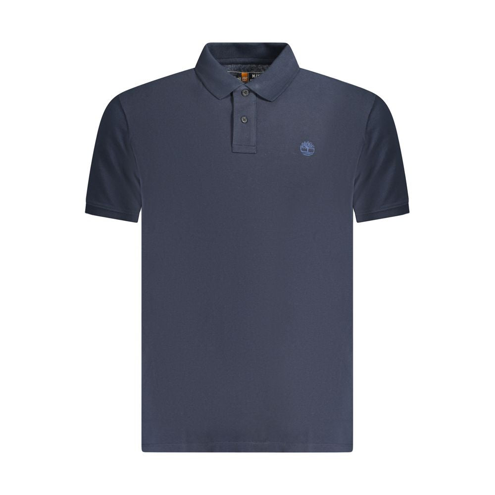 Timberland Blue Cotton Polo Shirt Mens T-Shirt