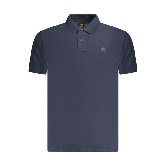 Timberland Blue Cotton Polo Shirt Mens T-Shirt