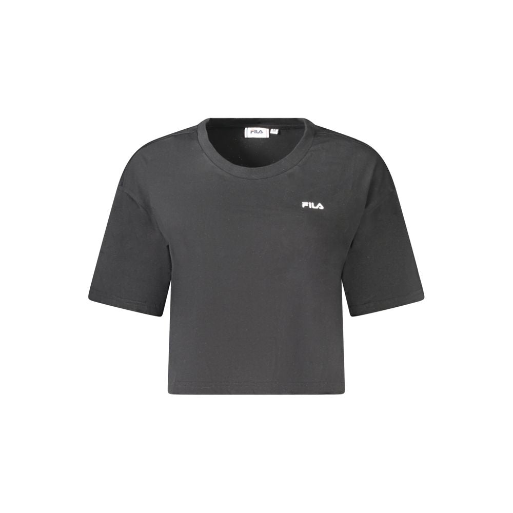 Fila Black Cotton T-Shirt