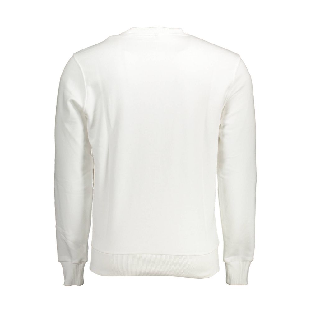 North Sails White Cotton Men Sweater Mens Sweater