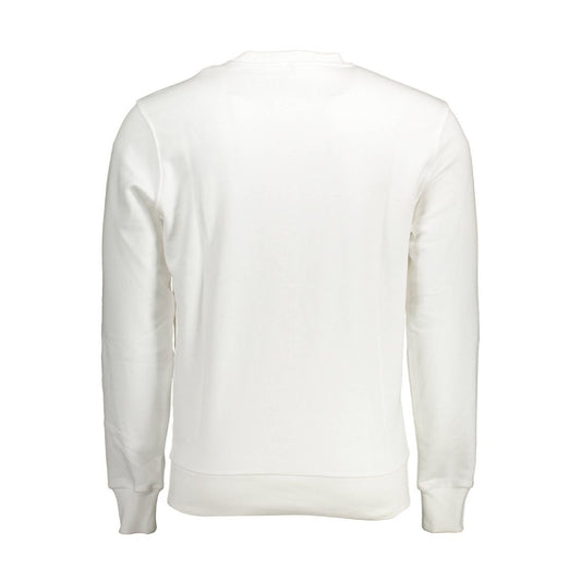 North Sails White Cotton Men Sweater Mens Sweater