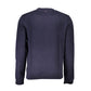 Napapijri Blue Cotton Men Sweater Mens Sweater