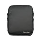 Calvin Klein Sleek Black Recycled Polyester Shoulder Bag Mens Shoulder Bag