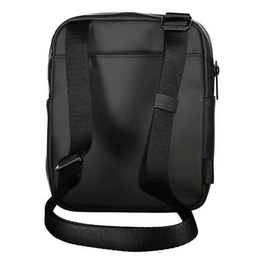 Calvin Klein Sleek Black Recycled Polyester Shoulder Bag Mens Shoulder Bag