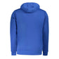 Norway 1963 Blue Cotton Men Sweater with Hood and Pockets