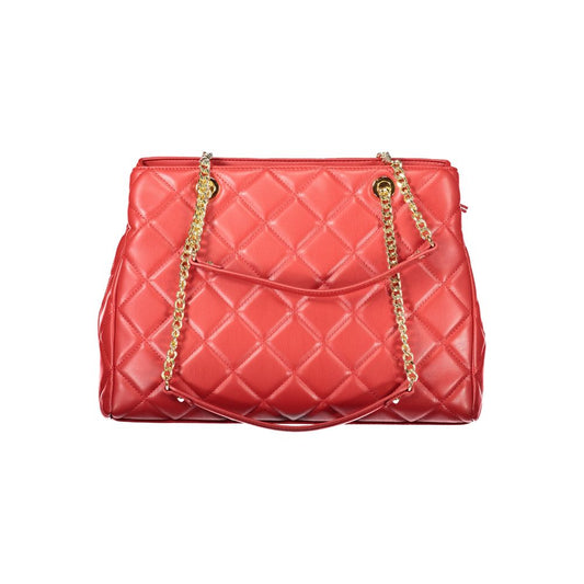 Mario Valentino Red Polyethylene Handbag