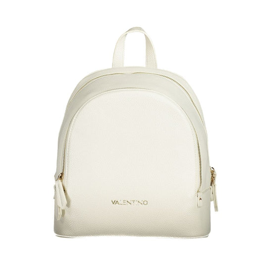 Mario Valentino White Polyethylene Backpack Womens Backpack