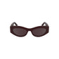 Calvin Klein Rosso Acetate Women Sunglass