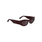 Calvin Klein Rosso Acetate Women Sunglass