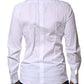 Dolce & Gabbana White Cotton GOLD Long Sleeves Formal Shirt