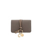 Chloé Gray Calf Leather Bos Taurus Wallet