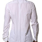 Dolce & Gabbana White Cotton MARTINI Long Sleeve Formal Shirt