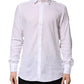 Dolce & Gabbana White Cotton Long Sleeves Collared Formal Shirt