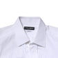 Dolce & Gabbana White Cotton GOLD Long Sleeves Formal Shirt
