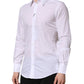 Dolce & Gabbana White MARTINI Long Sleeves Dress Formal Shirt