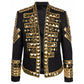 Balmain Black Acetate Men's Blazer Mens Blazer