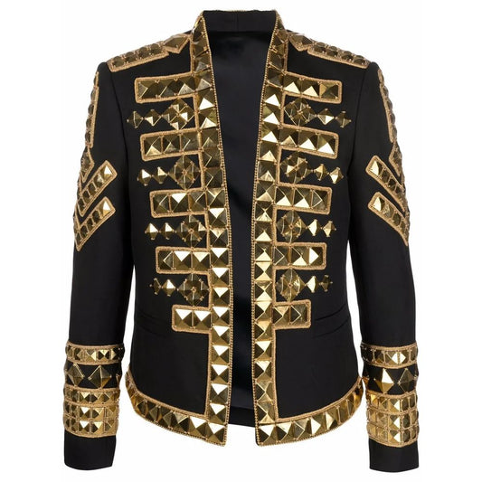 Balmain Black Acetate Men's Blazer Mens Blazer