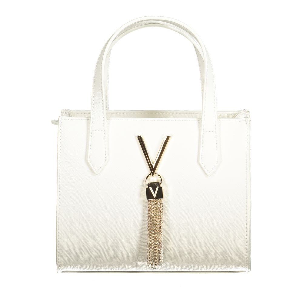 Mario Valentino White Polyethylene Handbag