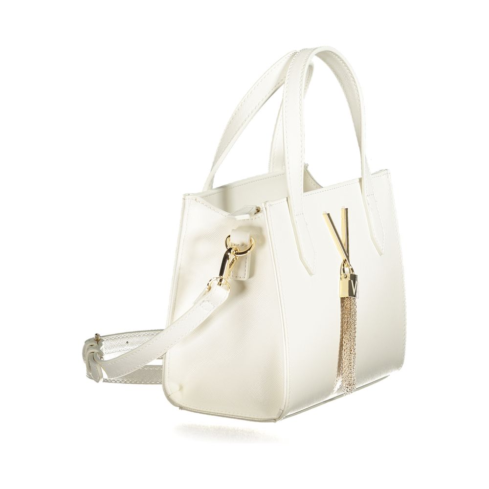 Mario Valentino White Polyethylene Handbag