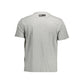 Plein Sport Gray Cotton Men T-Shirt Mens T-Shirt