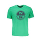 North Sails Green Cotton T-Shirt Mens T-Shirt