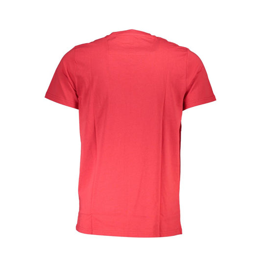 Cavalli Class Red Cotton Men T-Shirt Mens T-Shirt