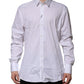 Dolce & Gabbana White GOLD Long Sleeve Dress Formal Shirt