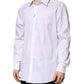 Dolce & Gabbana White GOLD Long Sleeve Dress Men Formal Shirt