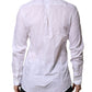 Dolce & Gabbana White MARTINI Cotton Men Dress Formal Shirt