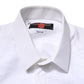 Dolce & Gabbana White GOLD Cotton Bib Dress Formal Shirt
