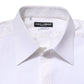 Dolce & Gabbana White GOLD Cotton Long Sleeves Formal Shirt