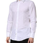 Dolce & Gabbana White MARTINI Cotton Long Sleeve Formal Shirt