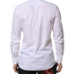 Dolce & Gabbana White MARTINI Cotton Long Sleeve Formal Shirt