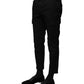 Dolce & Gabbana Black Cotton Formal Men Cropped Pants