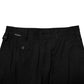 Dolce & Gabbana Black Cotton Formal Men Cropped Pants