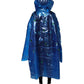 Dolce & Gabbana Blue Crystal Hooded Raincoat Jacket