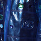 Dolce & Gabbana Blue Crystal Hooded Raincoat Jacket